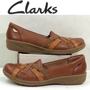 Clarks Collection Women’s Cheyn Creek Leather Loafers